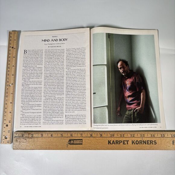 Luca Guadagnino director producer Print Ad Pinup Poster magazine article photo - Picture 1 of 3